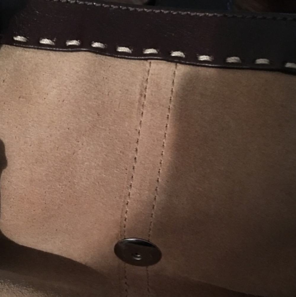Classic Coach Beige Brown Handbag in EUC! - Picture 6 of 6